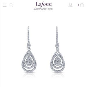 Lafonn- Double Loop Drop Earrings